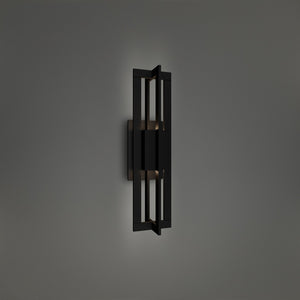 Modern Forms - WS-W78520-40-BK - LED Outdoor Wall Sconce - Gander - Black