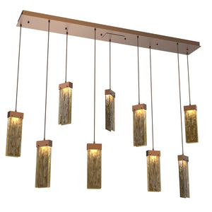 Hammerton Studio - PLB0042-09-BB-BG-C01-L1 - LED Pendant - Parallel - Burnished Bronze