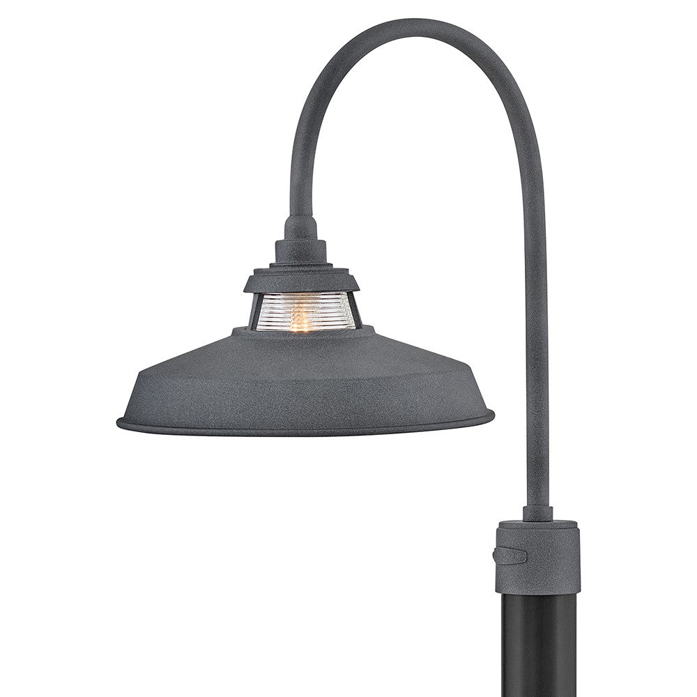 Hinkley - 1191DZ - LED Post Mount - Troyer - Aged Zinc