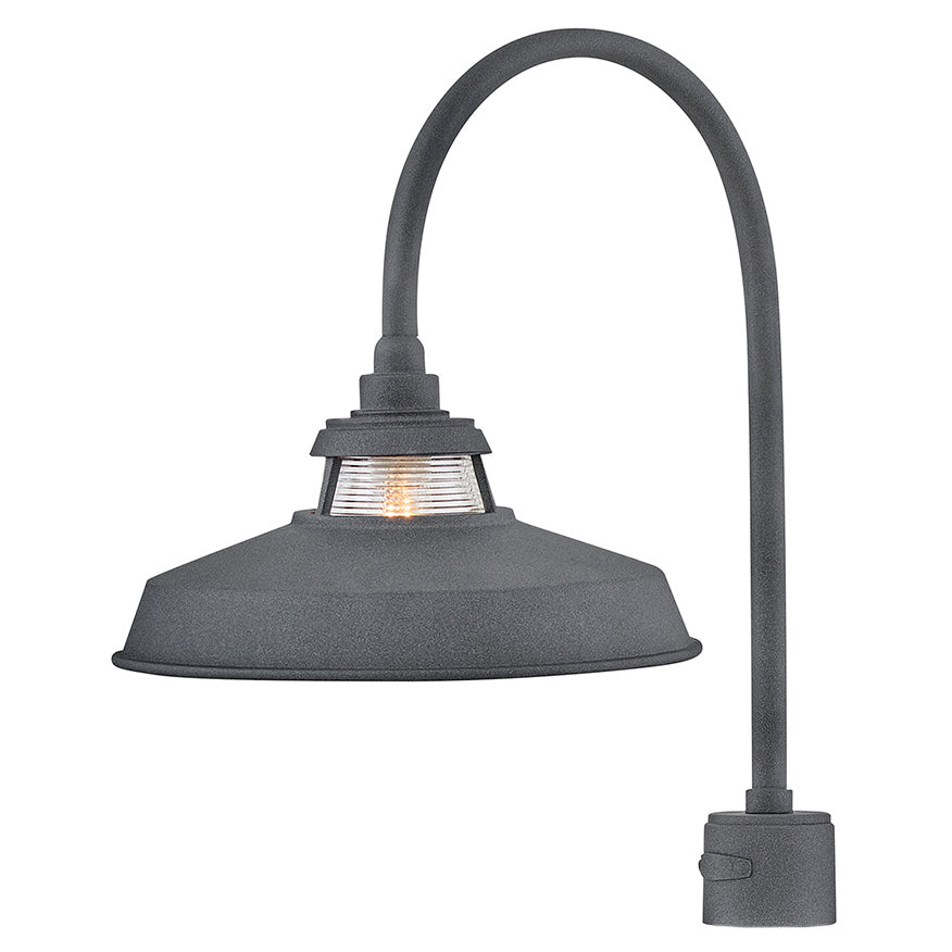 Hinkley - 1191DZ - LED Post Mount - Troyer - Aged Zinc