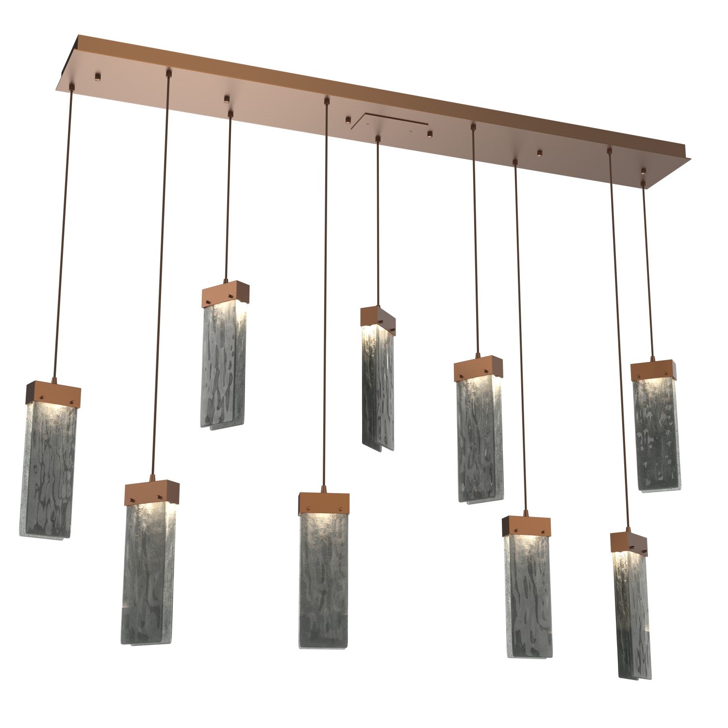 Hammerton Studio - PLB0042-09-BB-SG-C01-L3 - LED Pendant - Parallel - Burnished Bronze