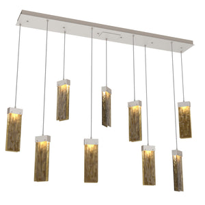 Hammerton Studio - PLB0042-09-BS-BG-C01-L1 - LED Pendant - Parallel - Beige Silver