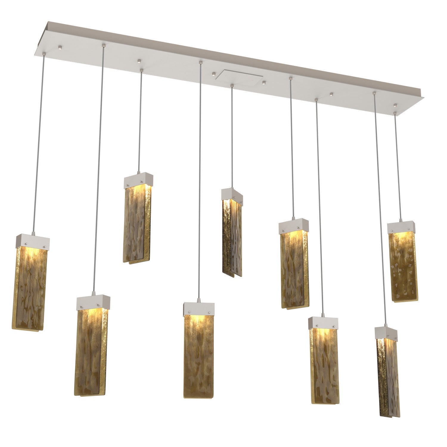 Hammerton Studio - PLB0042-09-BS-BG-C01-L3 - LED Pendant - Parallel - Beige Silver