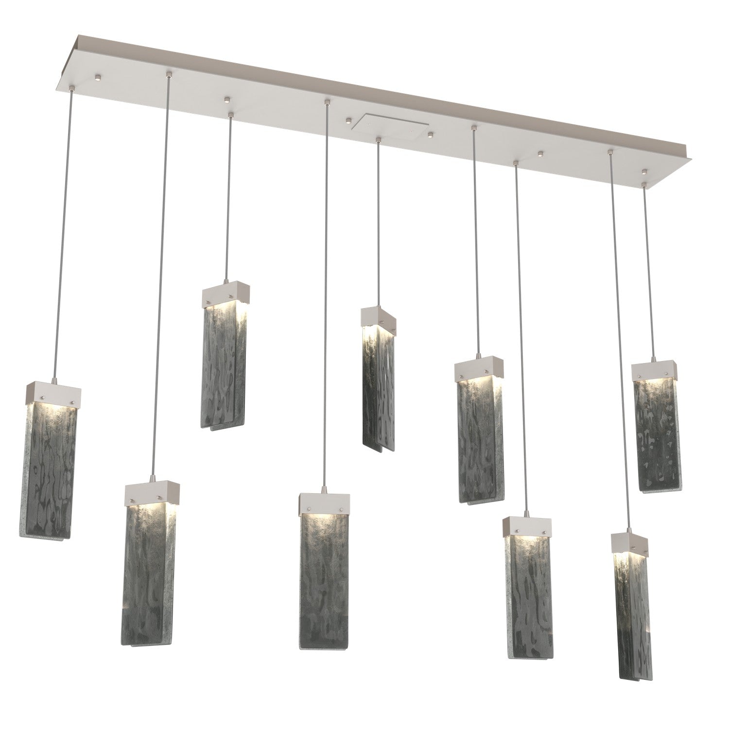 Hammerton Studio - PLB0042-09-BS-SG-C01-L3 - LED Pendant - Parallel - Beige Silver