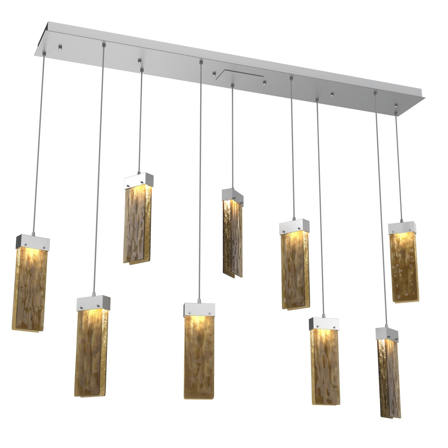 Hammerton Studio - PLB0042-09-CS-BG-C01-L3 - LED Pendant - Parallel - Classic Silver