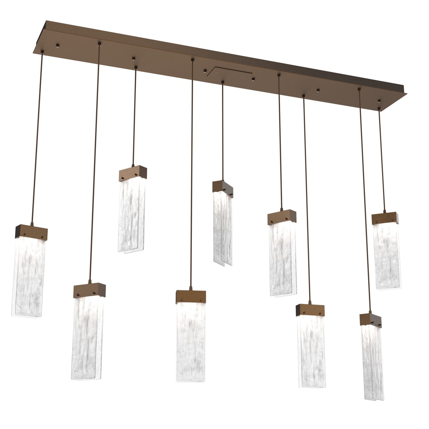 Hammerton Studio - PLB0042-09-FB-CG-C01-L1 - LED Pendant - Parallel - Flat Bronze