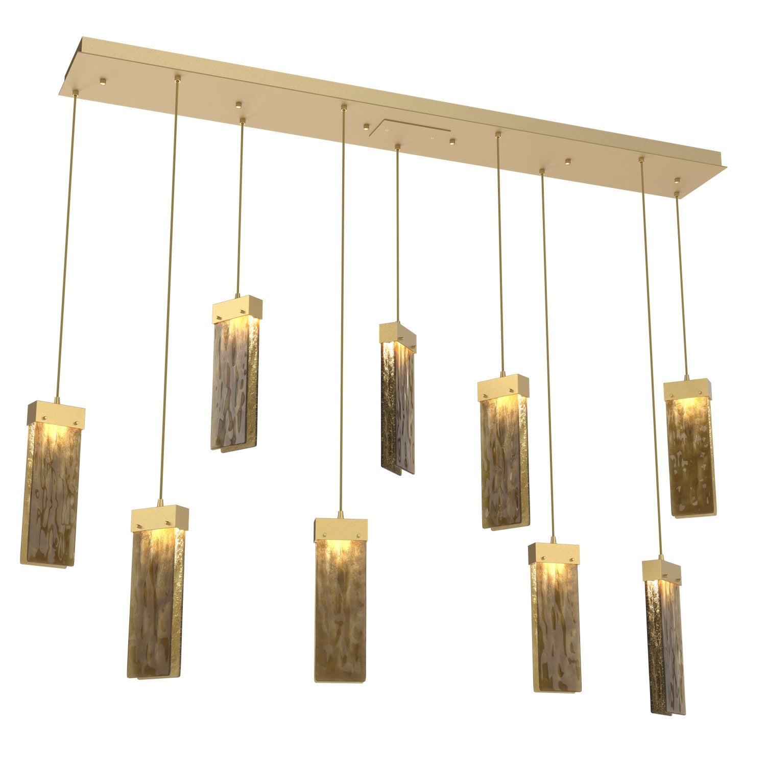Hammerton Studio - PLB0042-09-GB-BG-C01-L3 - LED Pendant - Parallel - Gilded Brass