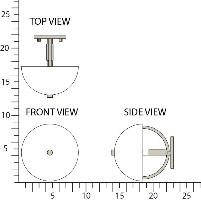 Robert Abbey - P604WHT - One Light Wall Sconce - Mavisten Edition Copernica - Pewter w/White Painted Metal Shade