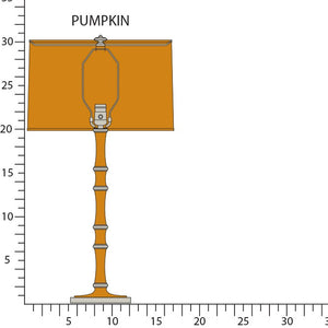 Robert Abbey - PM72X - One Light Table Lamp - Kane - Pumpkin w/Polished Nickel