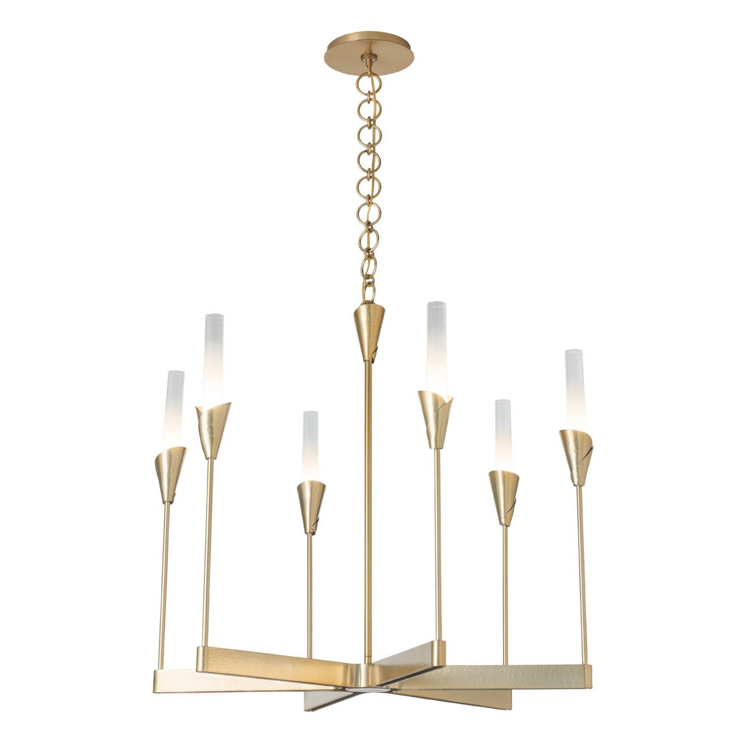 Hubbardton Forge - 101702-SKT-89-WC0821 - Lilium 6-Light Chandelier - Lilium - Ink