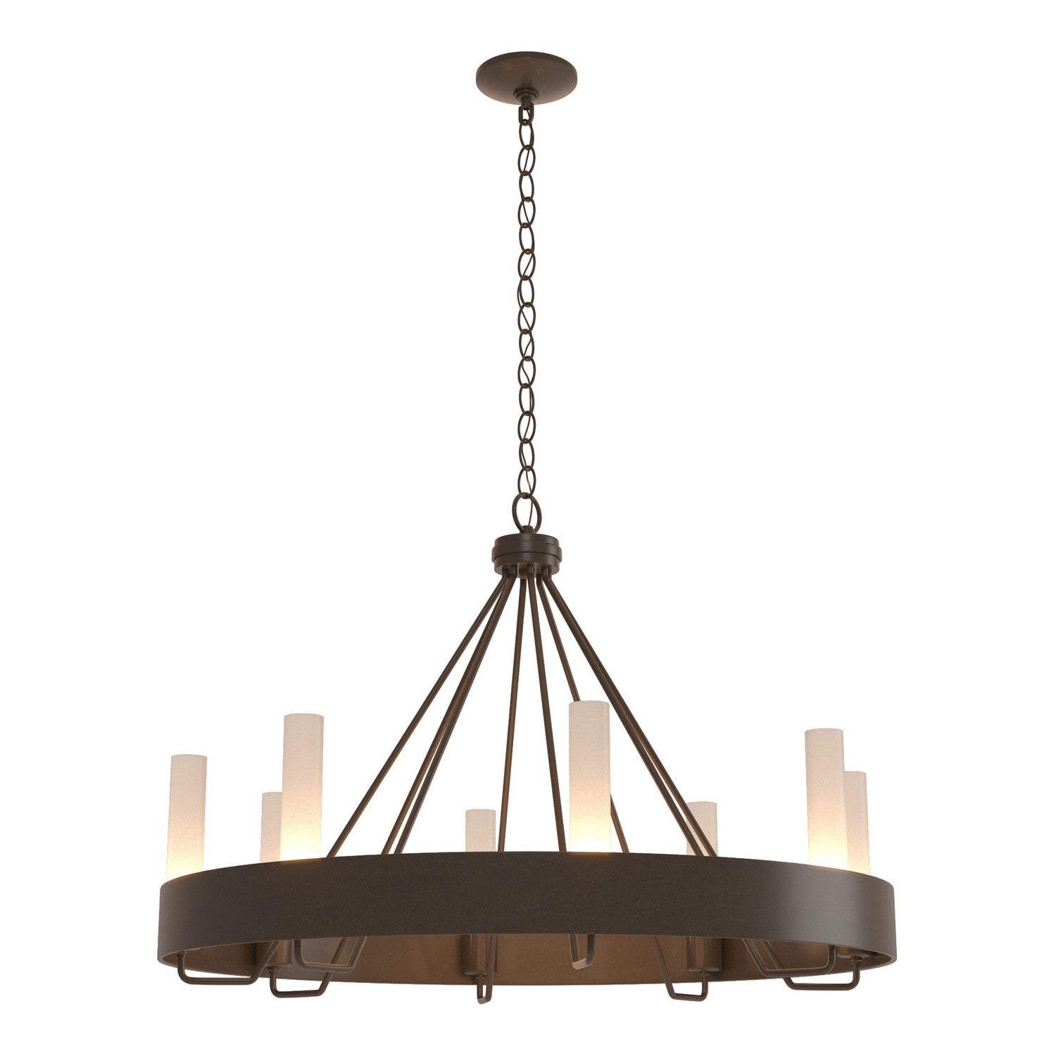 Hubbardton Forge - 105040-SKT-05-FD0611 - Banded Ring Chandelier - Banded - Bronze