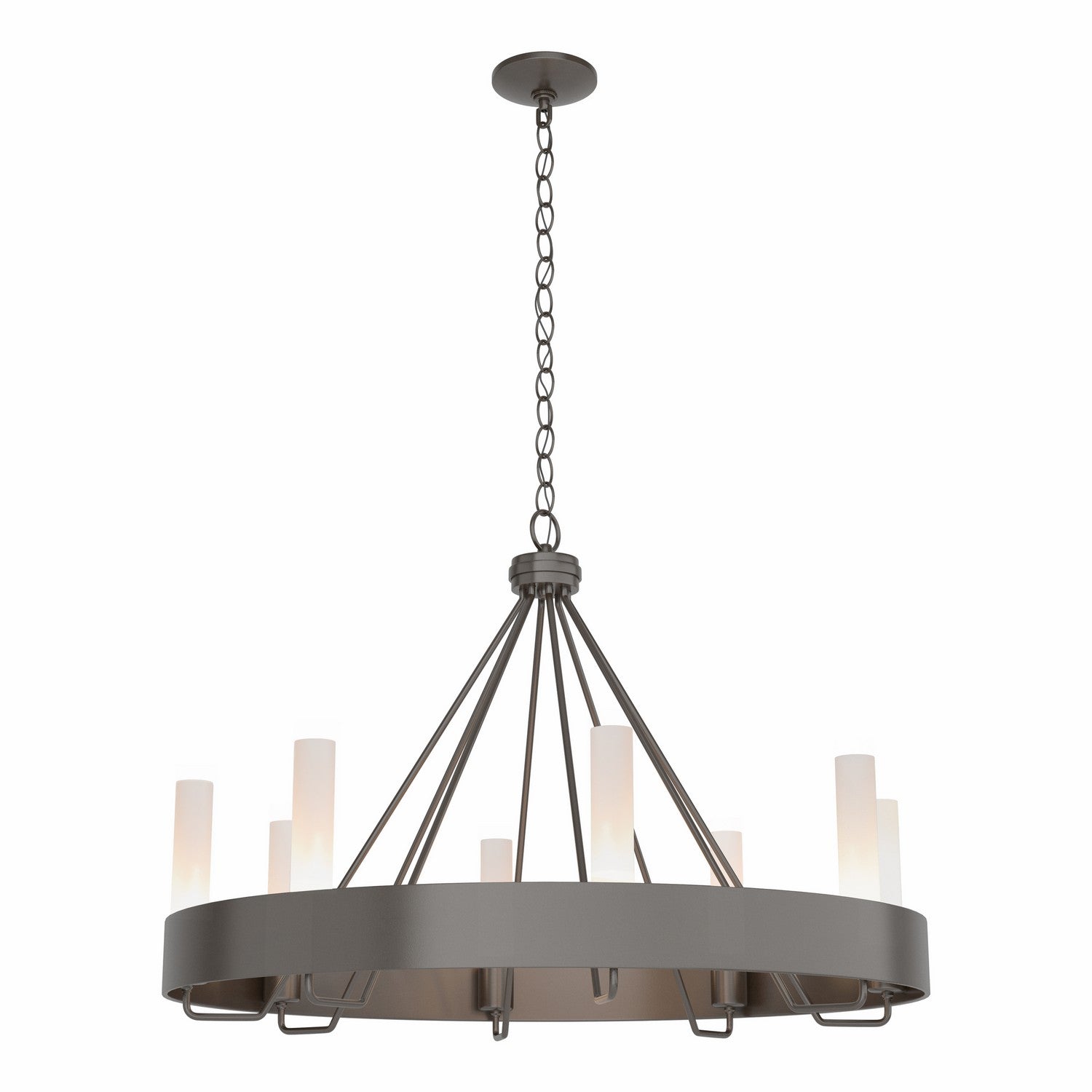 Hubbardton Forge - 105040-SKT-14-FD0611 - Banded Ring Chandelier - Banded - Oil Rubbed Bronze