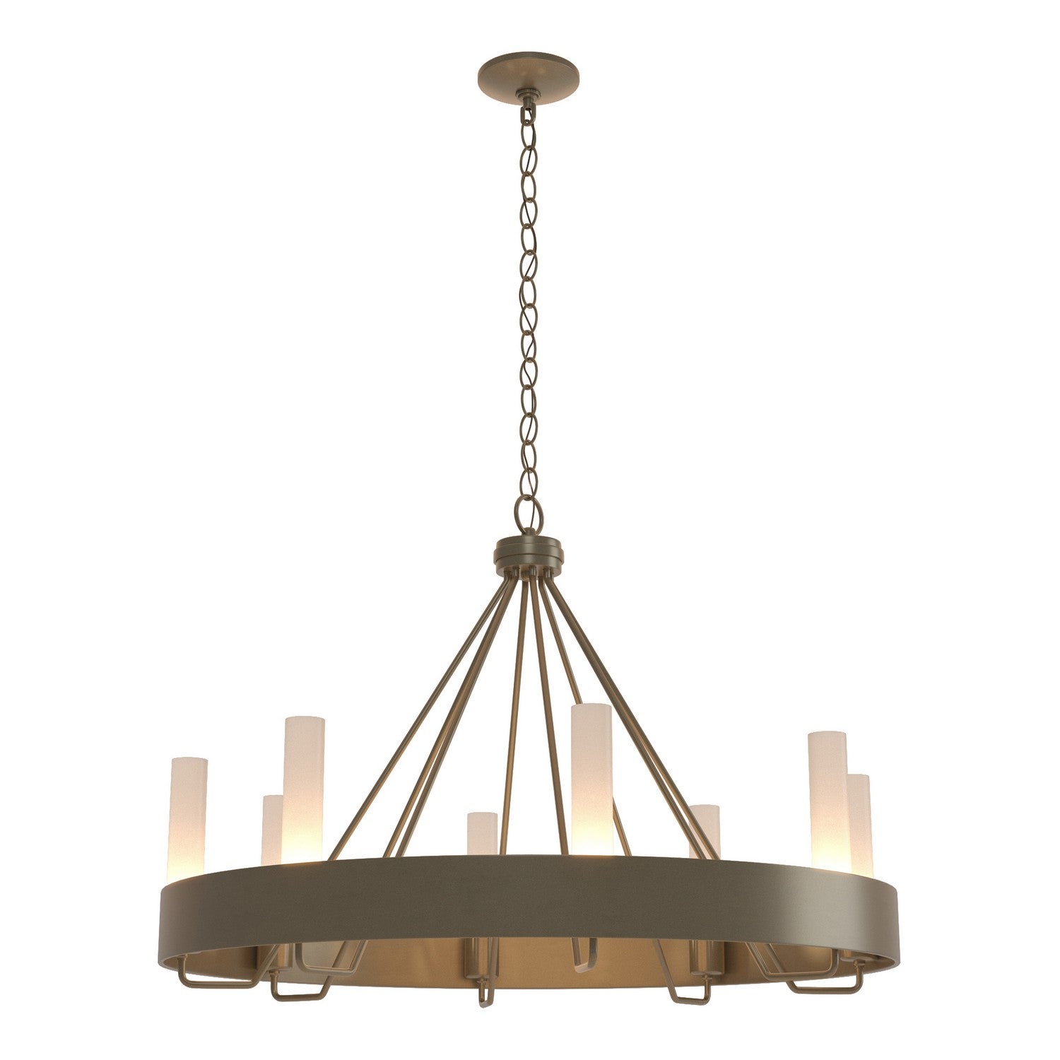 Hubbardton Forge - 105040-SKT-84-FD0611 - Banded Ring Chandelier - Banded - Soft Gold