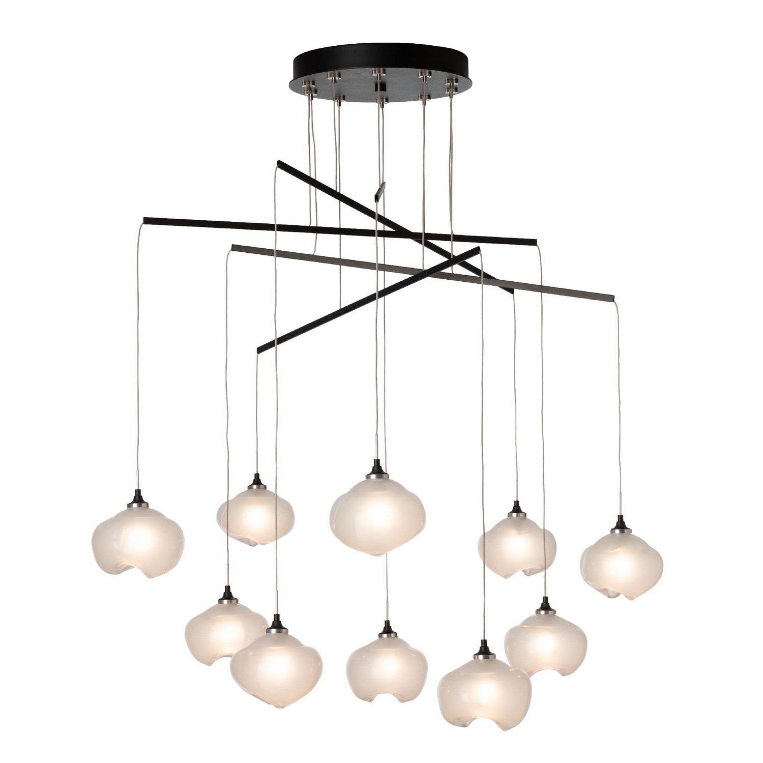 Hubbardton Forge - 131153-SKT-STND-89-FD0710 - Ume 10-Light Mobile Pendant - Ume - Ink