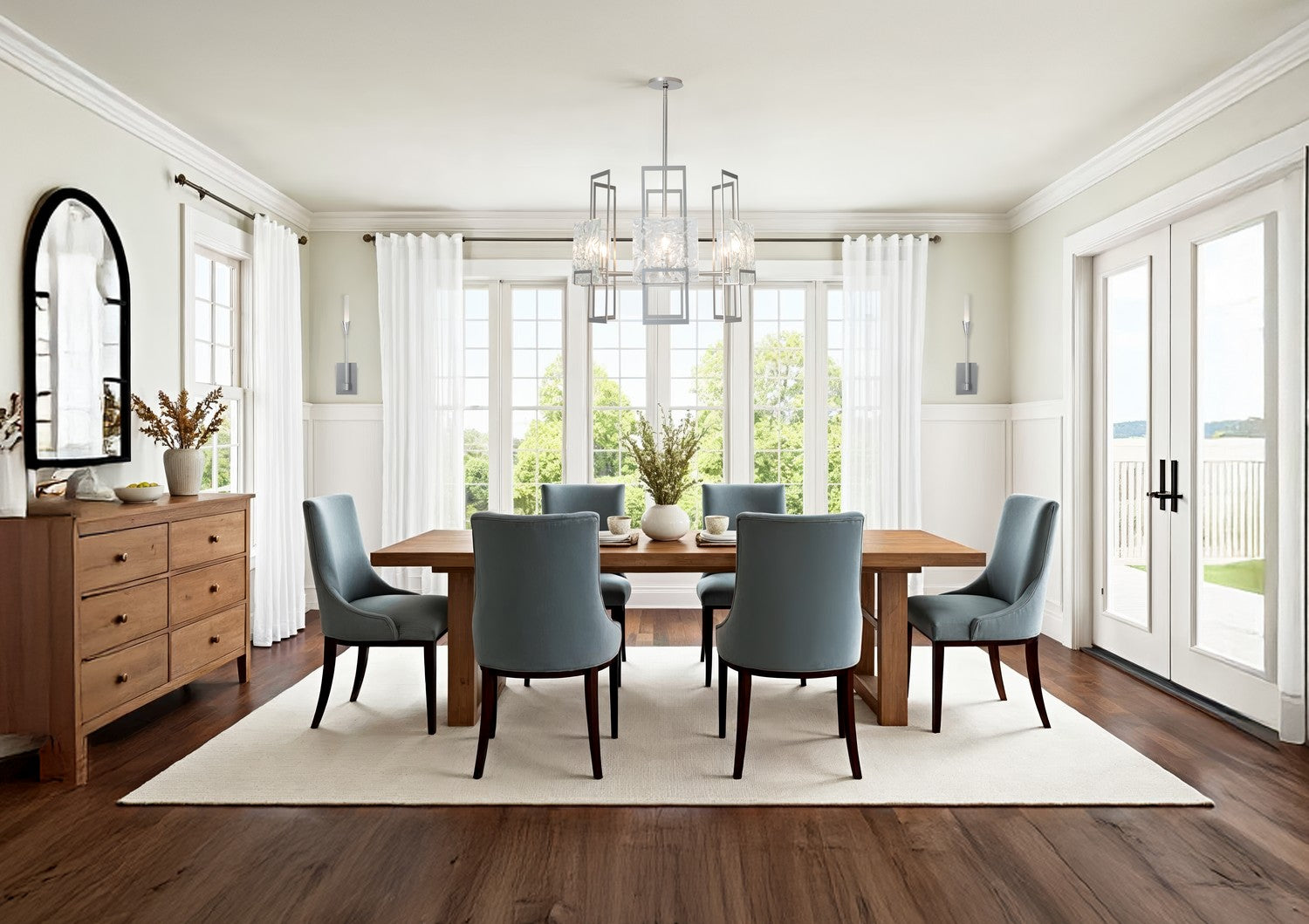 Hubbardton Forge - 131503-SKT-MULT-85-FD0852 - Astra Orb Large Pendant - Astra - Sterling
