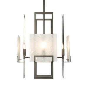 Hubbardton Forge - 131550-SKT-MULT-14-FD0836 - Four Light Pendant - Geo - Oil Rubbed Bronze