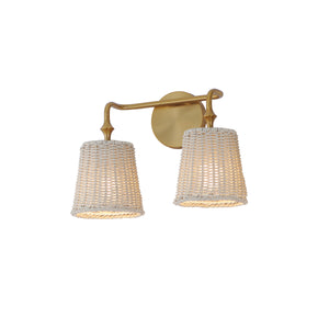 Maxim - 21482WWTNAB - Two Light Wall Sconce - Baja - Natural Aged Brass