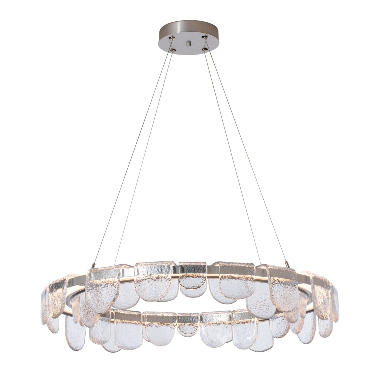 Hubbardton Forge - 139982-LED-STND-85-ZM0846 - LED Pendant - Riverbed - Sterling