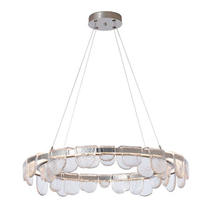 Hubbardton Forge - 139982-LED-STND-85-ZM0846 - LED Pendant - Riverbed - Sterling