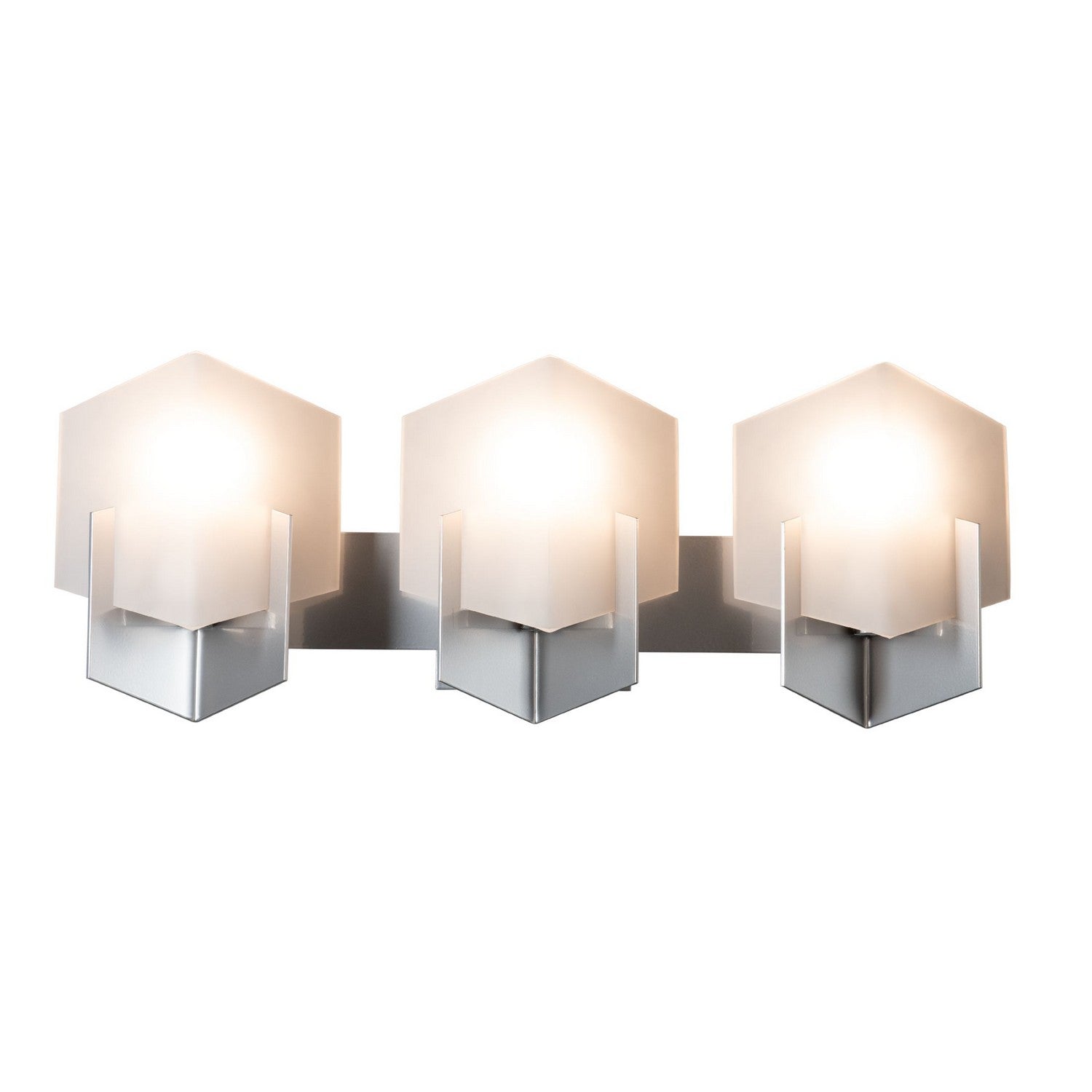 Hubbardton Forge - 201357-SKT-86-GG0816 - Prisma 3-Light Bath Sconce - Prisma - Modern Brass