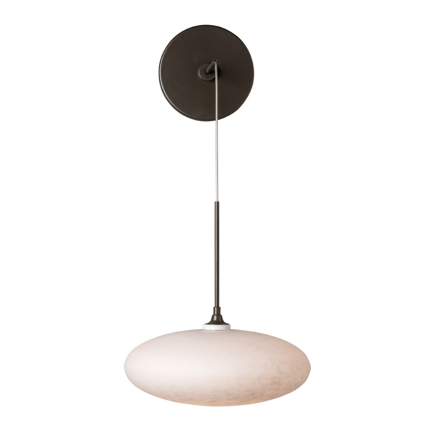 Hubbardton Forge - 201399-SKT-89-GS0818 - Clouds Low Voltage Sconce - Clouds - Ink