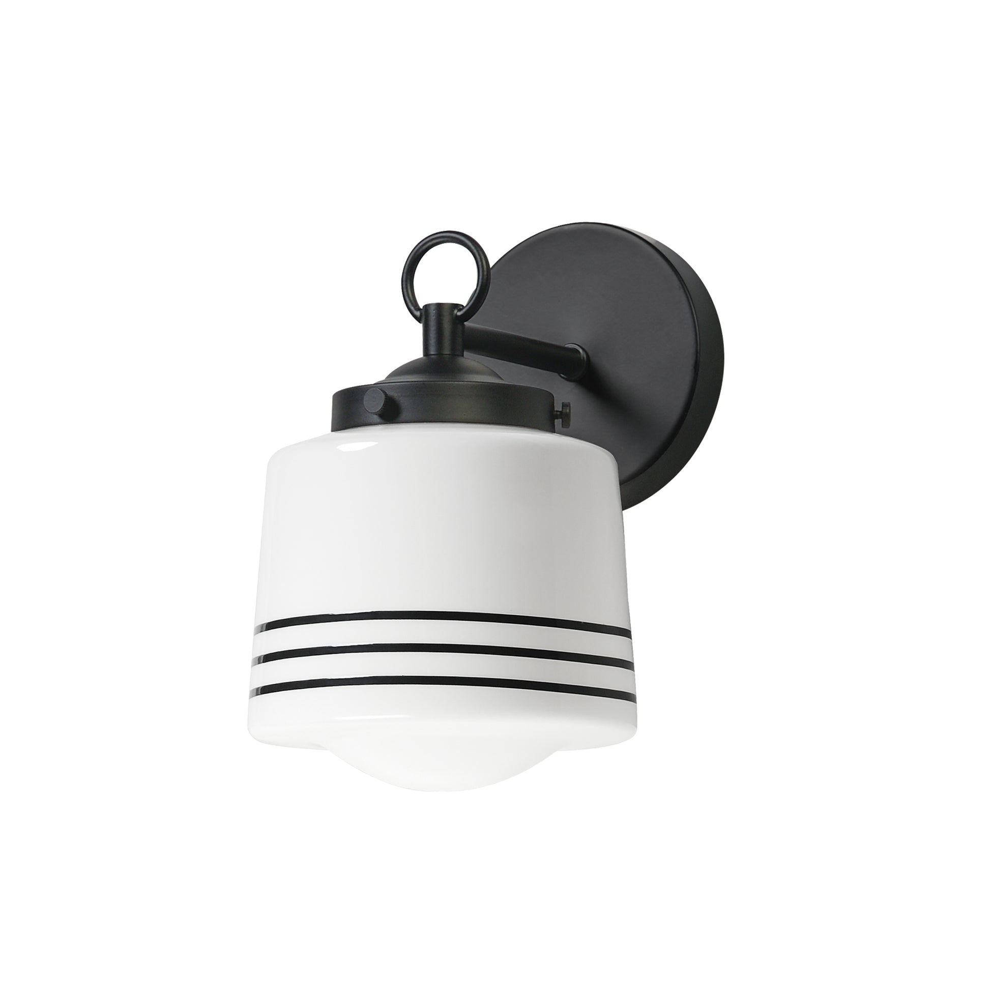 Maxim - 21531WTBK - One Light Wall Sconce - Eureka - Black