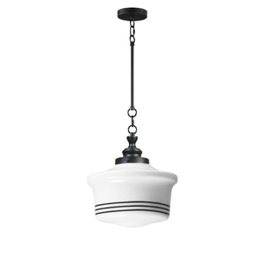 Maxim - 21534WTBK - One Light Pendant - Eureka - Black
