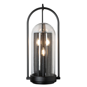 Hubbardton Forge - 305213-SKT-80-II0826 - Three Light Outdoor Wall Sconce - Davis - Coastal Black