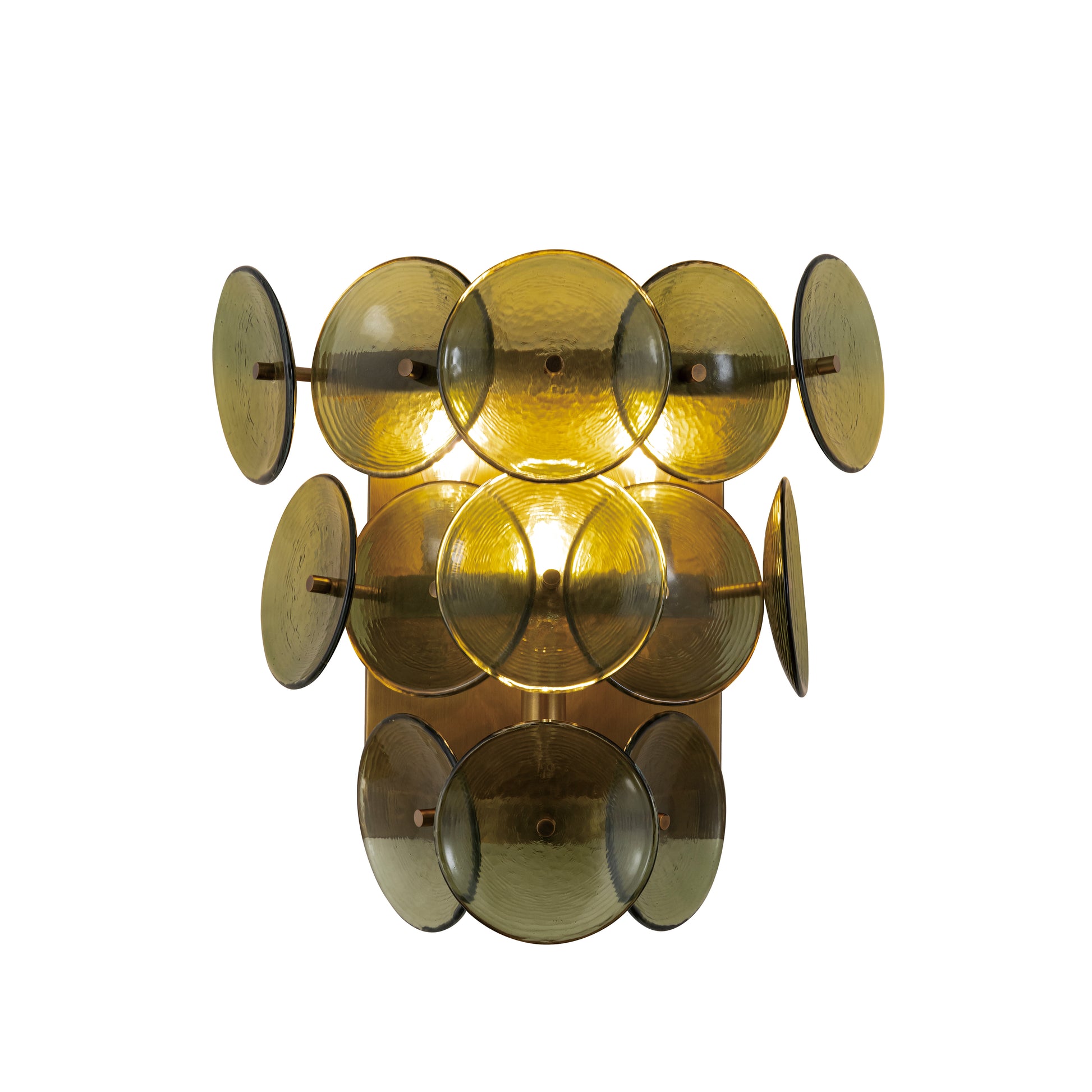 Maxim - 21820GNWBR - Three LIght Wall Sconce - Loren - Weathered Brass