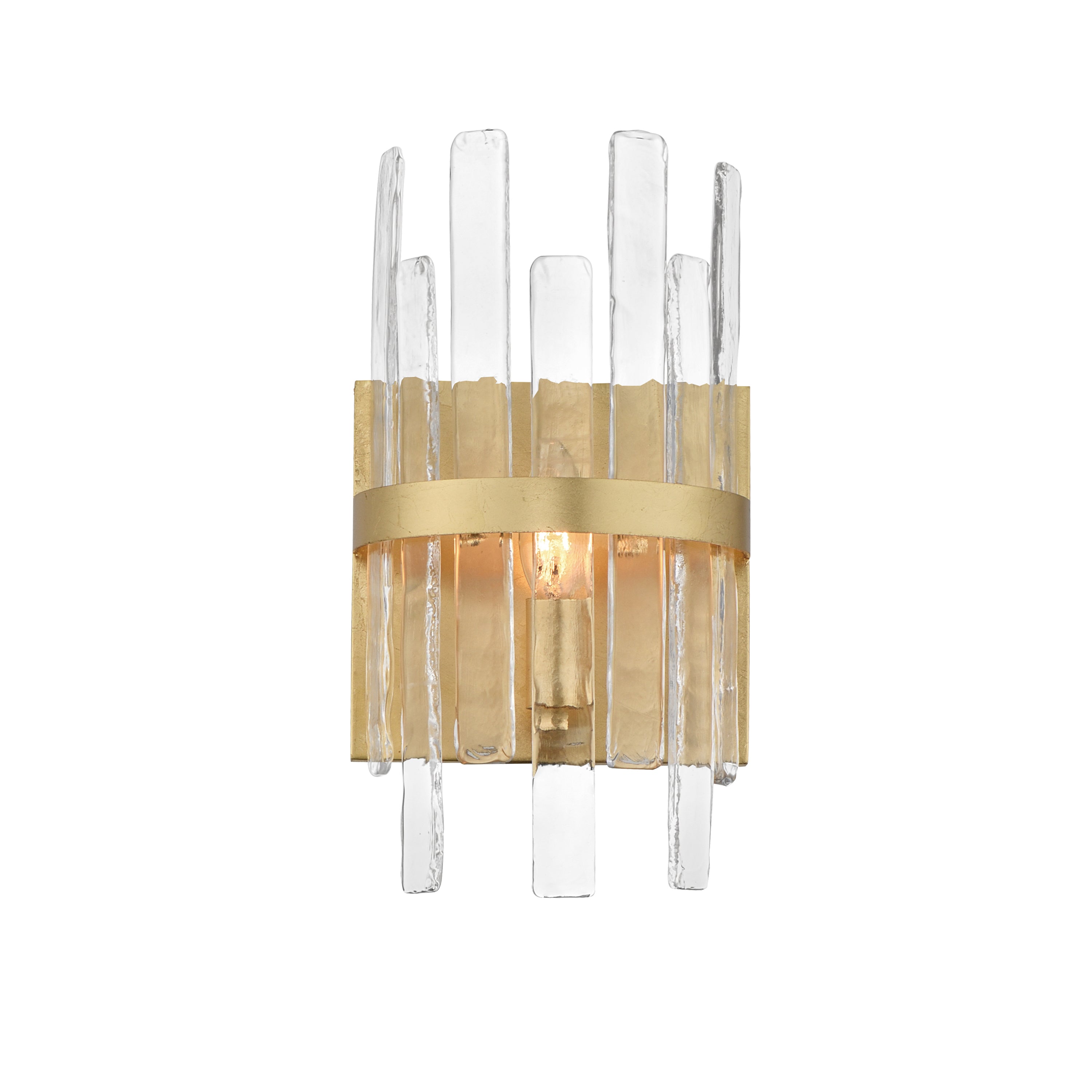 Maxim - 21839AGGL - One Light Wall Sconce - Warren - Gold Leaf