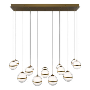 W.A.C. Lighting - PD-77514L-AB - LED Chandelier - Cyllindra - Aged Brass