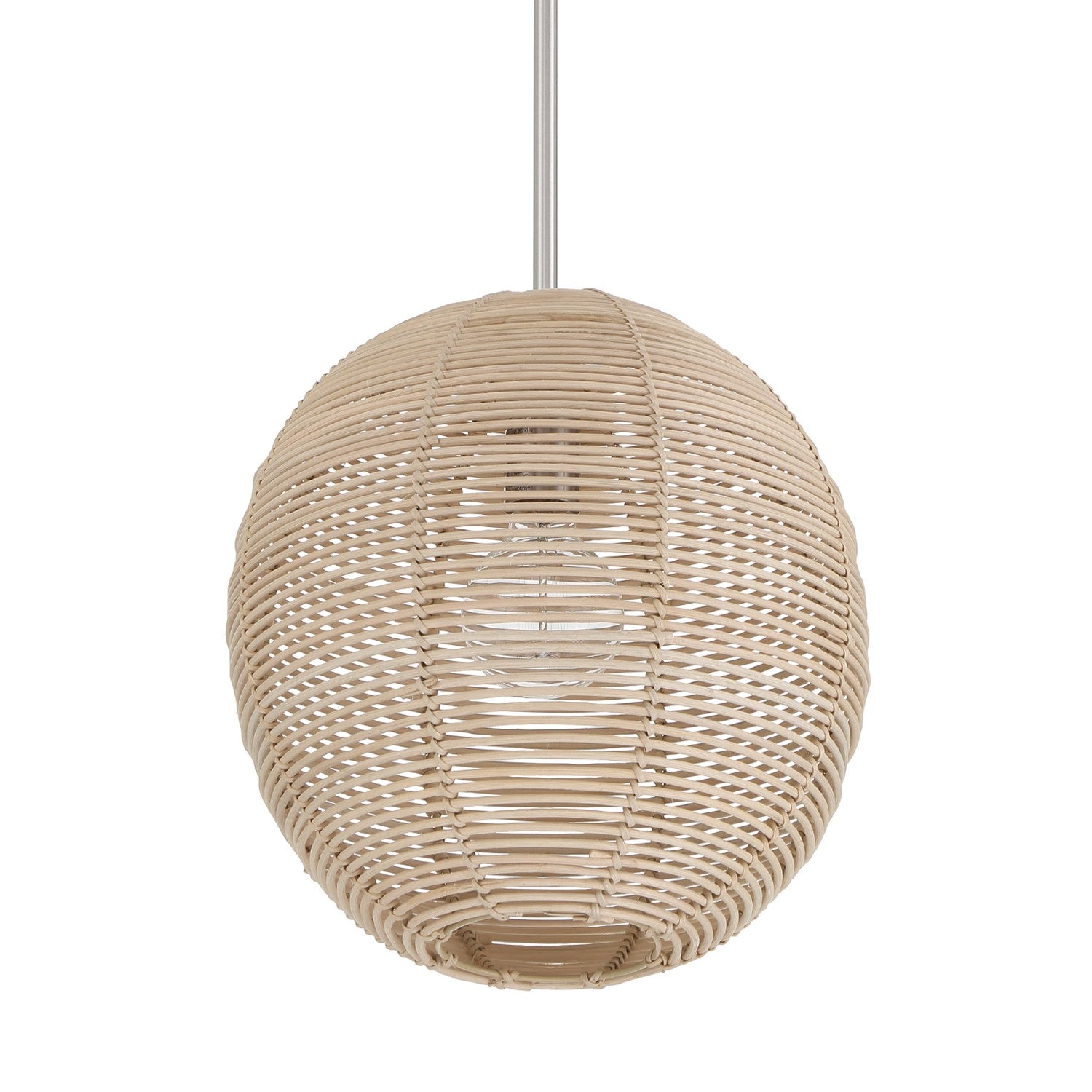 Hunter - 48086 - One Light Pendant - Berkeley - Brushed Nickel