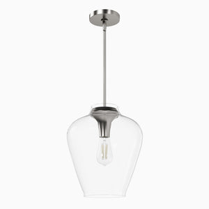 Hunter - 49010 - One Light Pendant - Vidria - Brushed Nickel