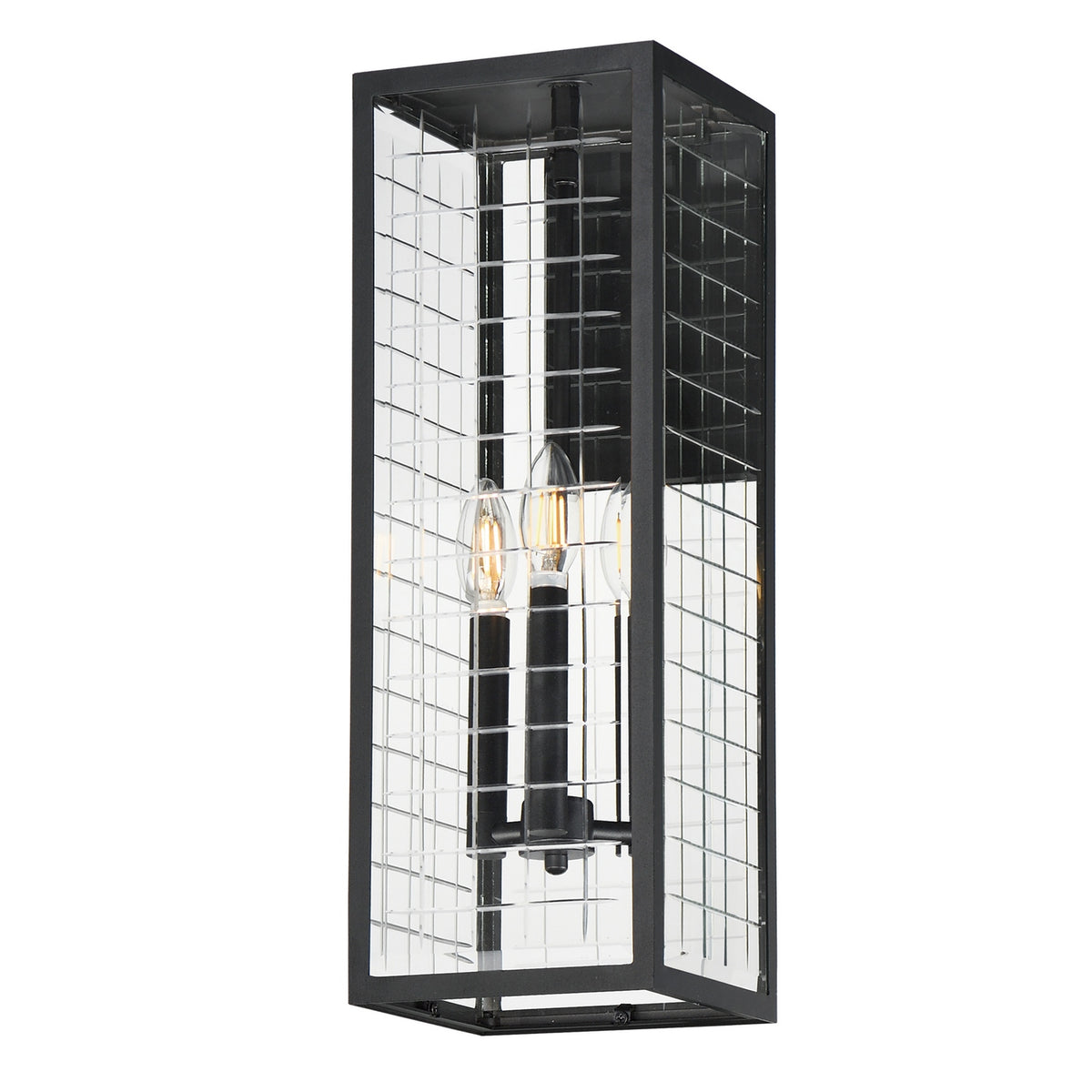 Maxim - 30694CLBK - Three Light Outdoor Wall Sconce - Magnus - Black