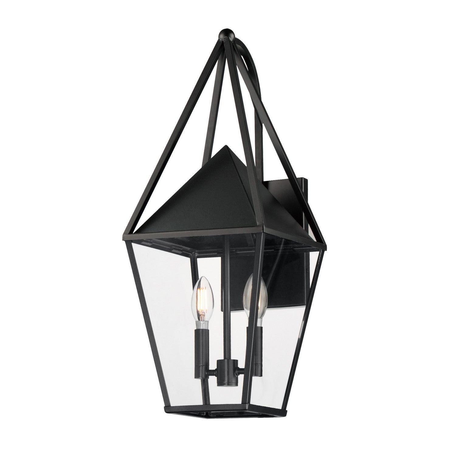Maxim - 3166CLBK - Two Light Outdoor Wall Sconce - Bavaria - Black