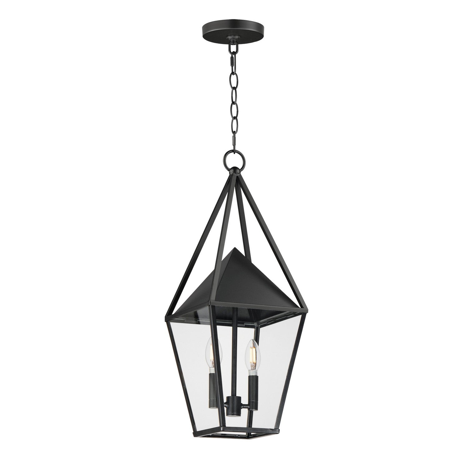 Maxim - 3168CLBK - Two Light Outdoor Pendant - Bavaria - Black