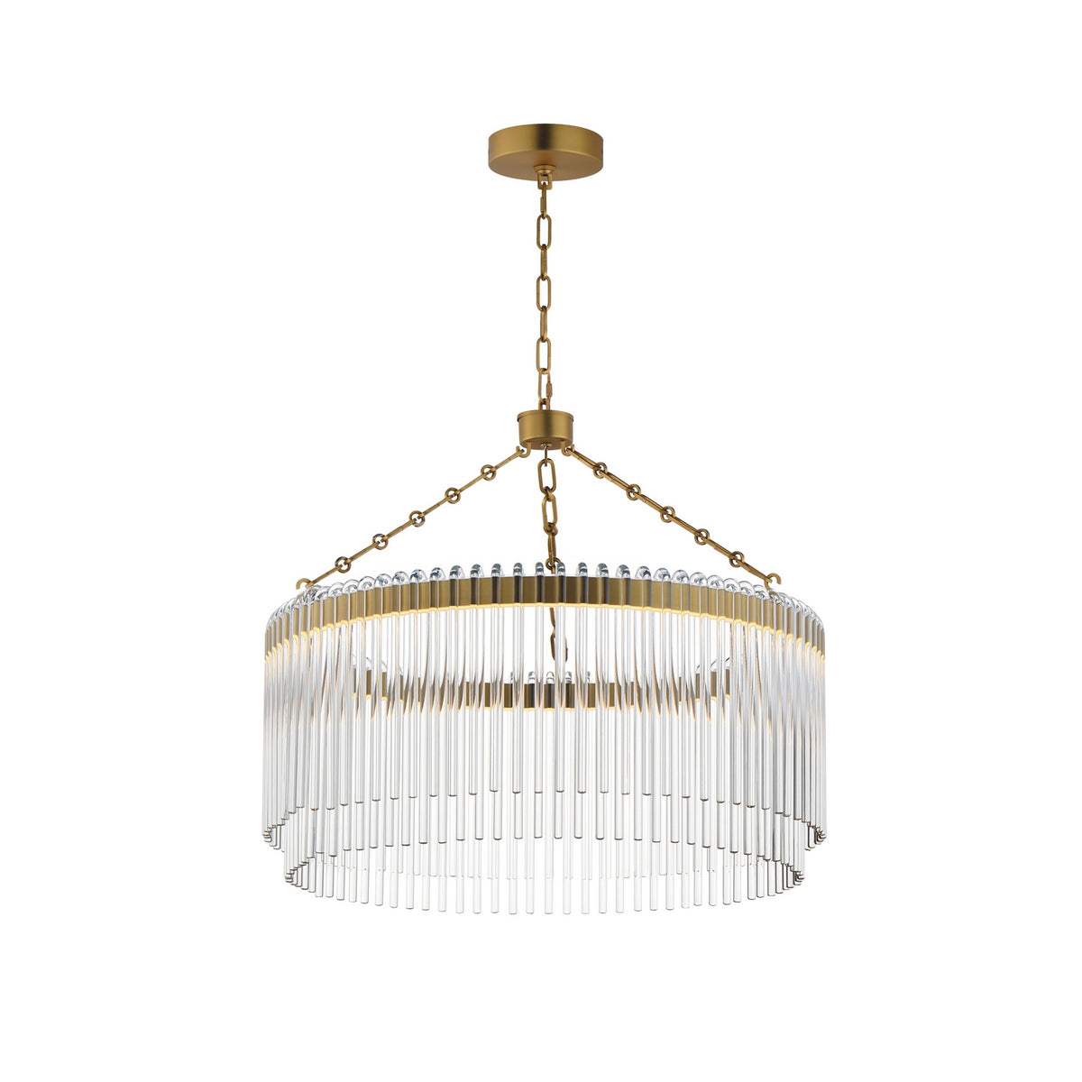 Maxim - 38422CLNAB - LED Pendant - Jolie - Natural Aged Brass