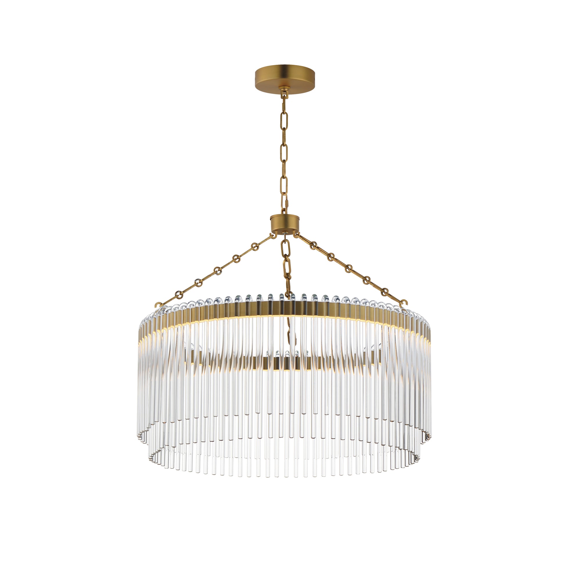 Maxim - 38422CLNAB - LED Pendant - Jolie - Natural Aged Brass