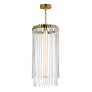 Maxim - 38426CLNAB - LED Foyer Pendant - Jolie - Natural Aged Brass