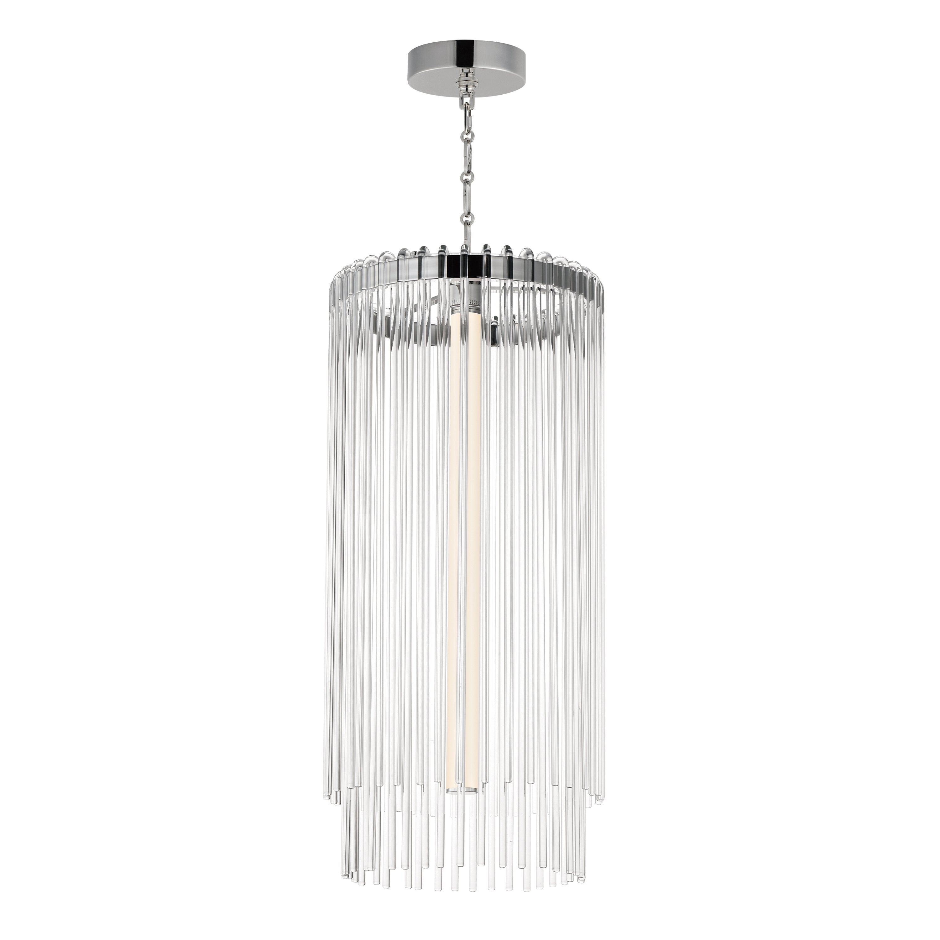 Maxim - 38426CLPN - LED Foyer Pendant - Jolie - Polished Nickel