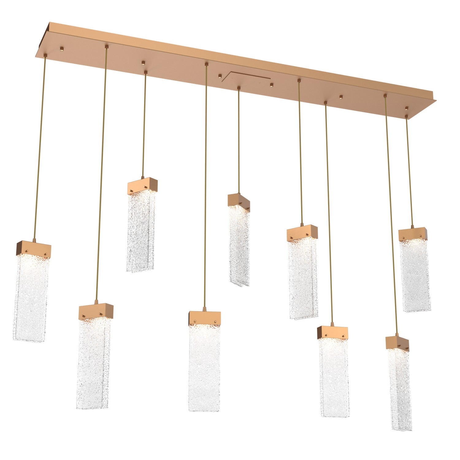 Hammerton Studio - PLB0042-09-NB-CR-C01-L3 - LED Pendant - Parallel - Novel Brass