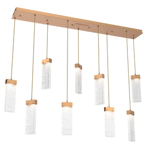 Hammerton Studio - PLB0042-09-NB-CR-C01-L3 - LED Pendant - Parallel - Novel Brass