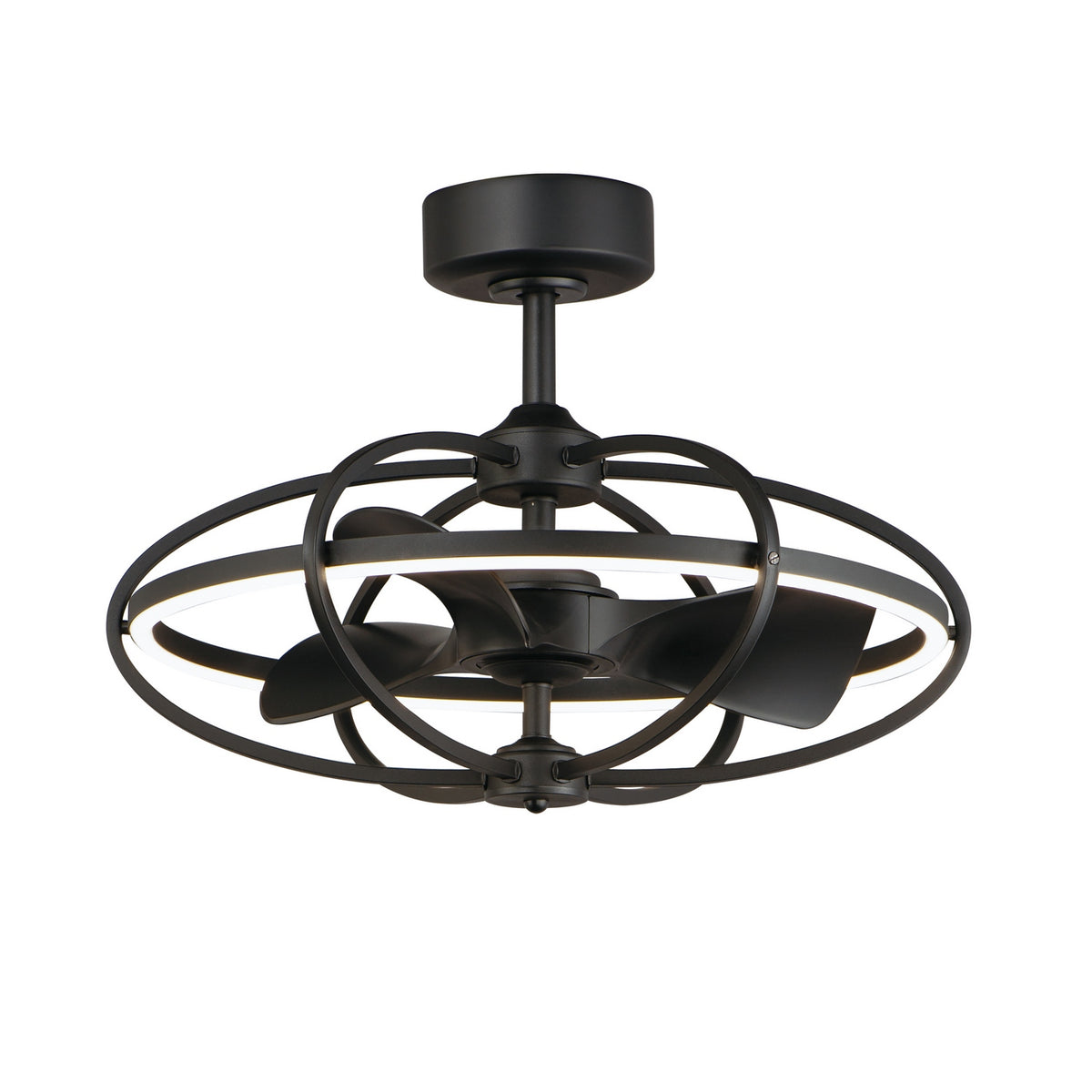 Maxim - 61001BK - LED Fandelight - Corona Fan - Black