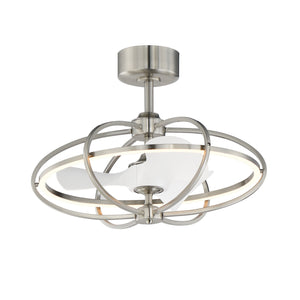 Maxim - 61001SN - LED Fandelight - Corona Fan - Satin Nickel