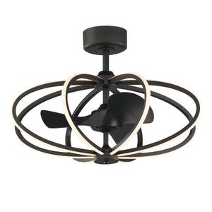 Maxim - 61005BK - LED Fandelight - Solstice - Black