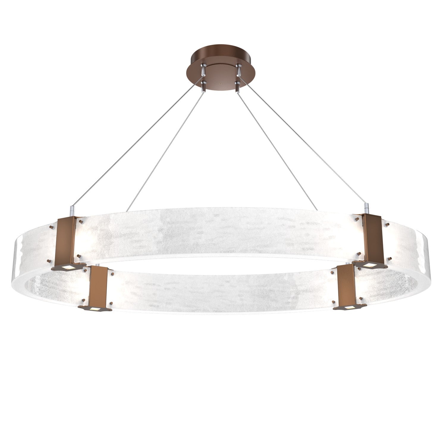 Hammerton Studio - PLB0042-44-BB-CG-CA1-L1 - LED Chandelier - Parallel - Burnished Bronze