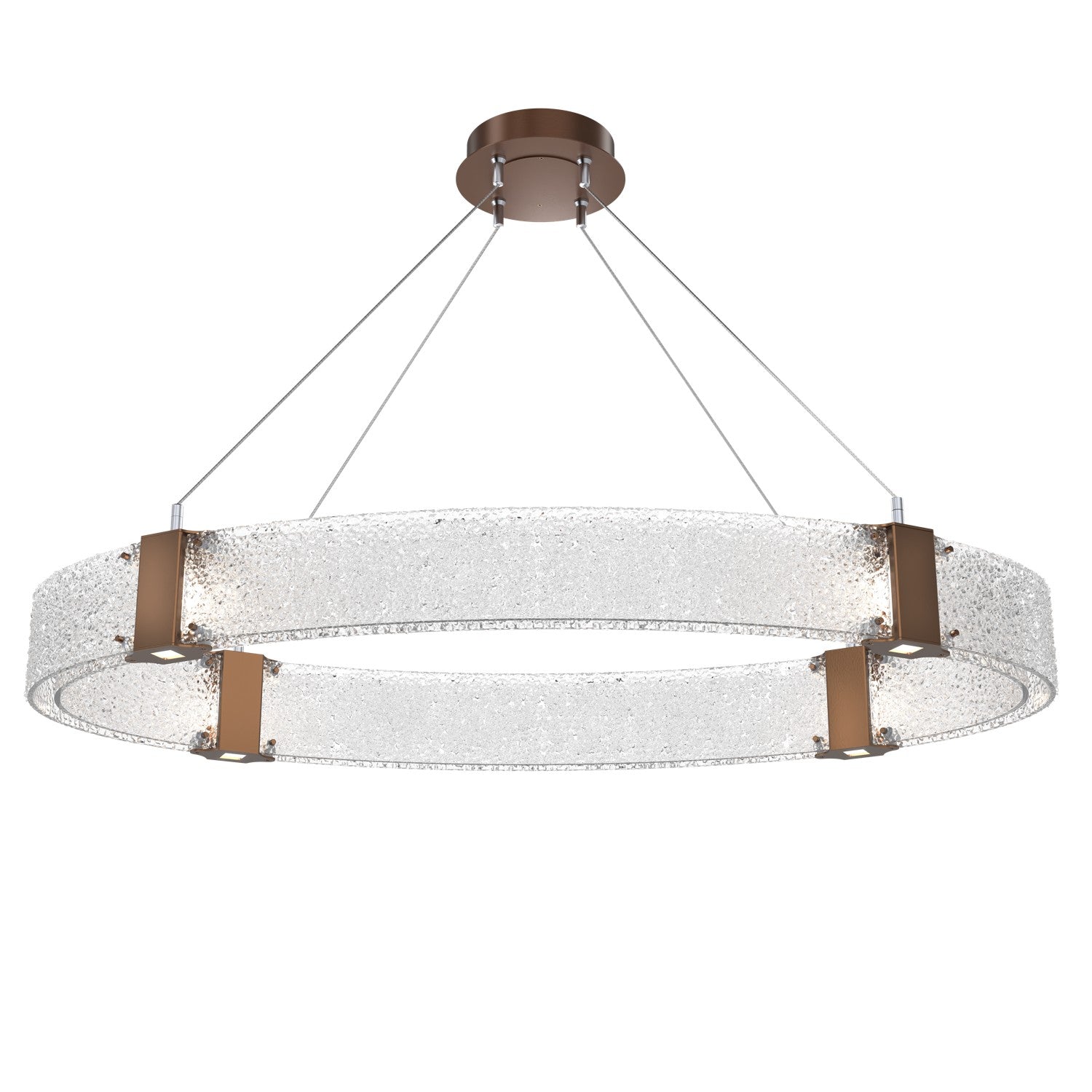 Hammerton Studio - PLB0042-44-BB-CR-CA1-L3 - LED Chandelier - Parallel - Burnished Bronze