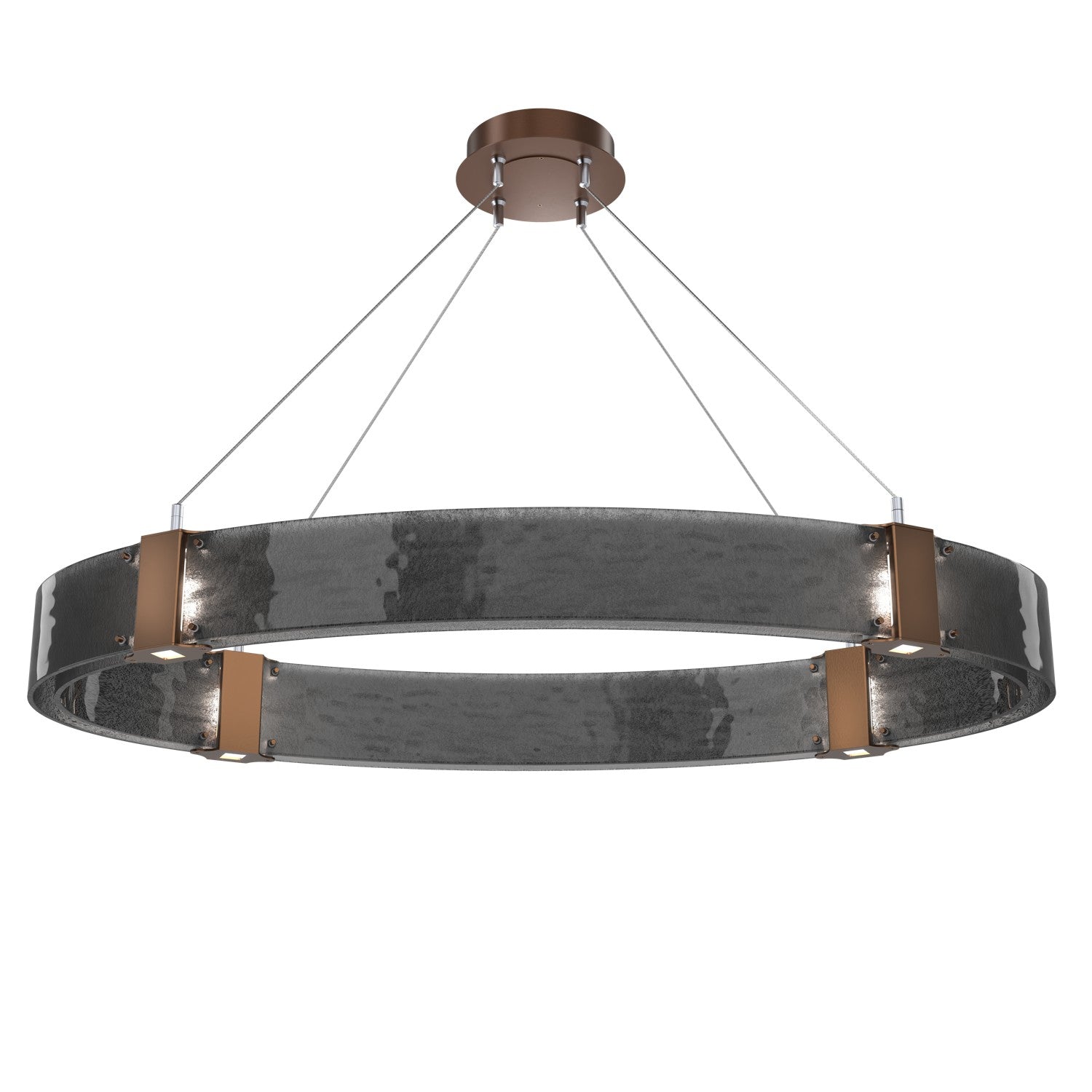 Hammerton Studio - PLB0042-44-BB-SG-CA1-L3 - LED Chandelier - Parallel - Burnished Bronze