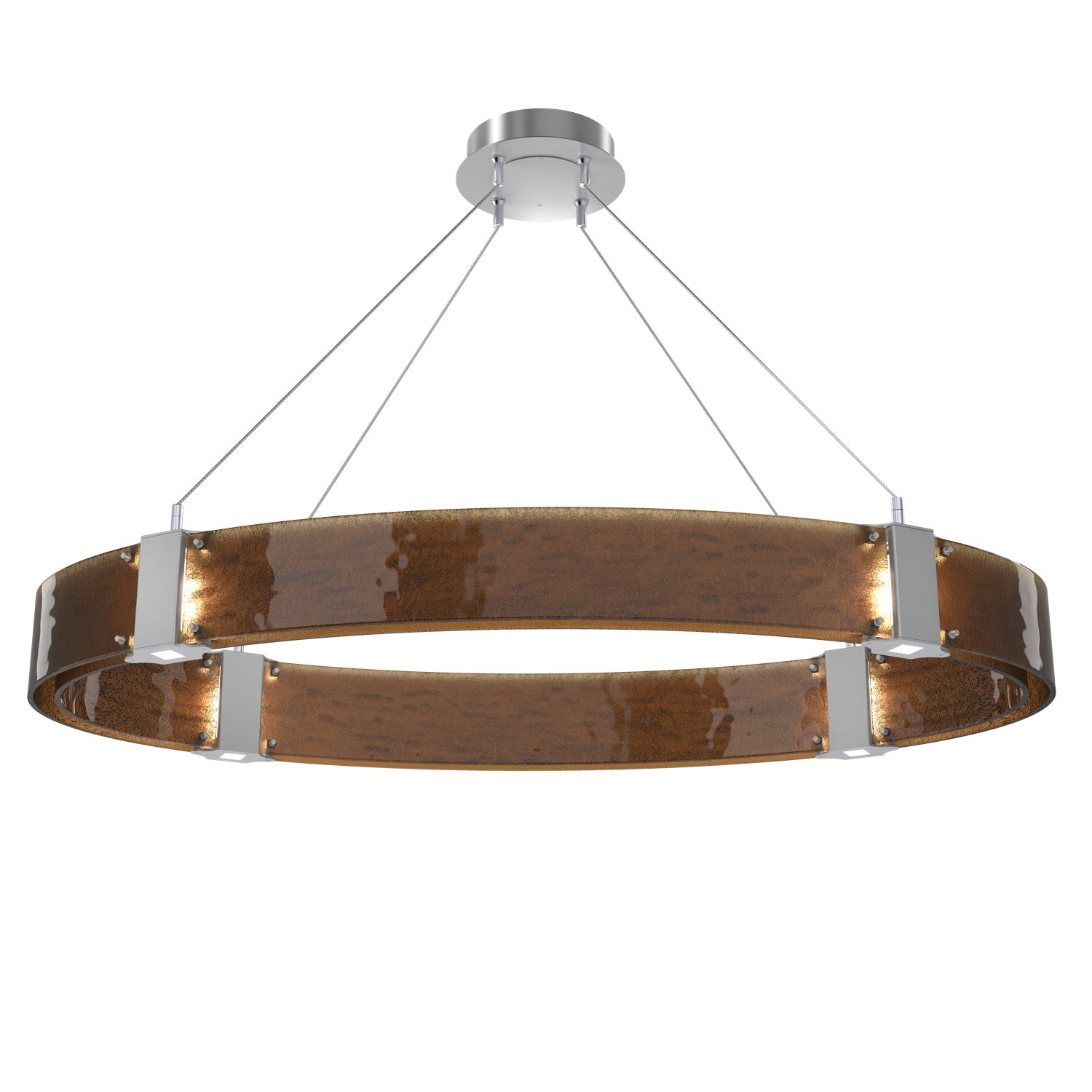 Hammerton Studio - PLB0042-44-CS-BG-CA1-L3 - LED Chandelier - Parallel - Classic Silver