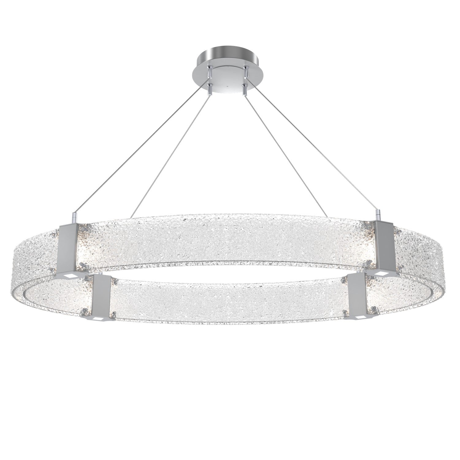 Hammerton Studio - PLB0042-44-CS-CR-CA1-L1 - LED Chandelier - Parallel - Classic Silver
